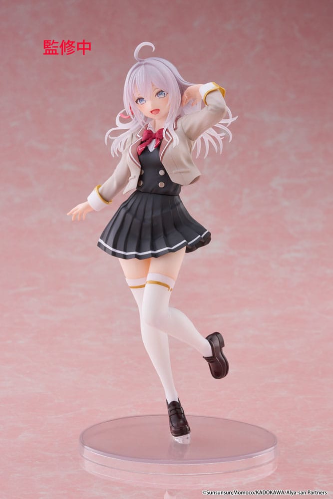 Alya Sometimes Hides Her Feelings in Russian statuette PVC Coreful Alya School Uniform Ver. 18 cm