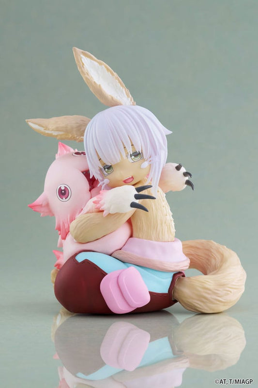 Made in Abyss: The Golden City of the Scorching Sun statuette PVC Desktop Cute Figure Nanachi & Mitty Reissue 13 cm