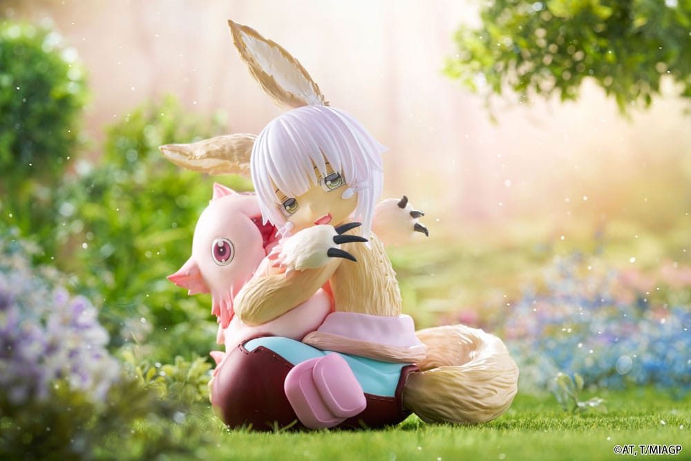 Made in Abyss: The Golden City of the Scorching Sun statuette PVC Desktop Cute Figure Nanachi & Mitty Reissue 13 cm