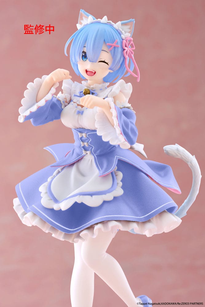 Re:Zero Starting Life in Another World Coreful statuette PVC Rem Cat Maid Ver. Renewal 18 cm