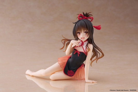 To Love-Ru Darkness statuette PVC Desktop Cute Figure Mikan Yuki Chinese Dress Ver. 13 cm