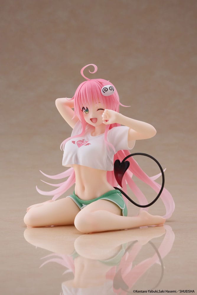 To Love-Ru Darkness statuette PVC Desktop Cute Figure Lala Roomwear Ver. 13 cm