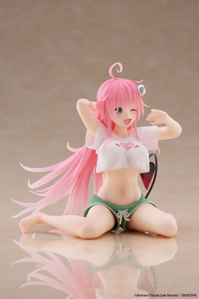 To Love-Ru Darkness statuette PVC Desktop Cute Figure Lala Roomwear Ver. 13 cm