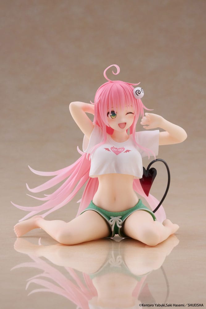 To Love-Ru Darkness statuette PVC Desktop Cute Figure Lala Roomwear Ver. 13 cm