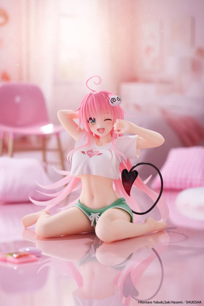 To Love-Ru Darkness statuette PVC Desktop Cute Figure Lala Roomwear Ver. 13 cm