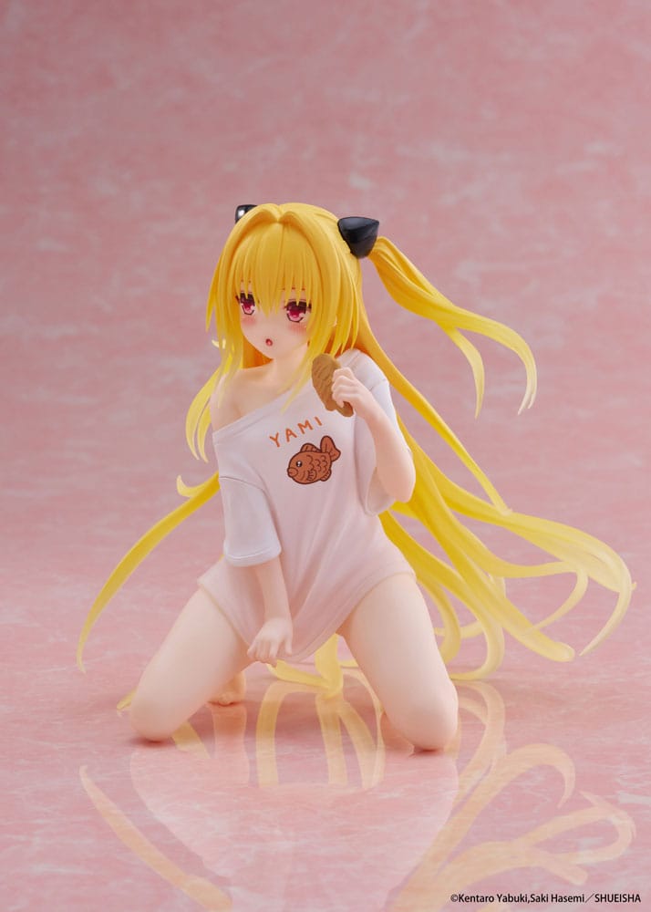 To Love-Ru Darkness statuette PVC Desktop Cute Figure Golden Darkness Roomwear Ver. 13 cm