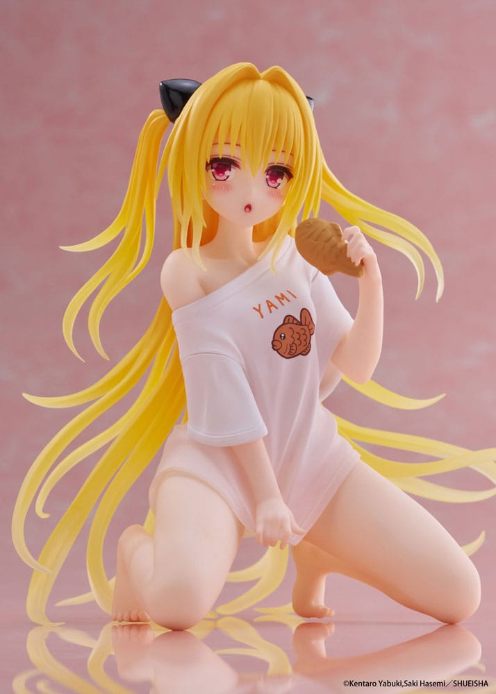 To Love-Ru Darkness statuette PVC Desktop Cute Figure Golden Darkness Roomwear Ver. 13 cm