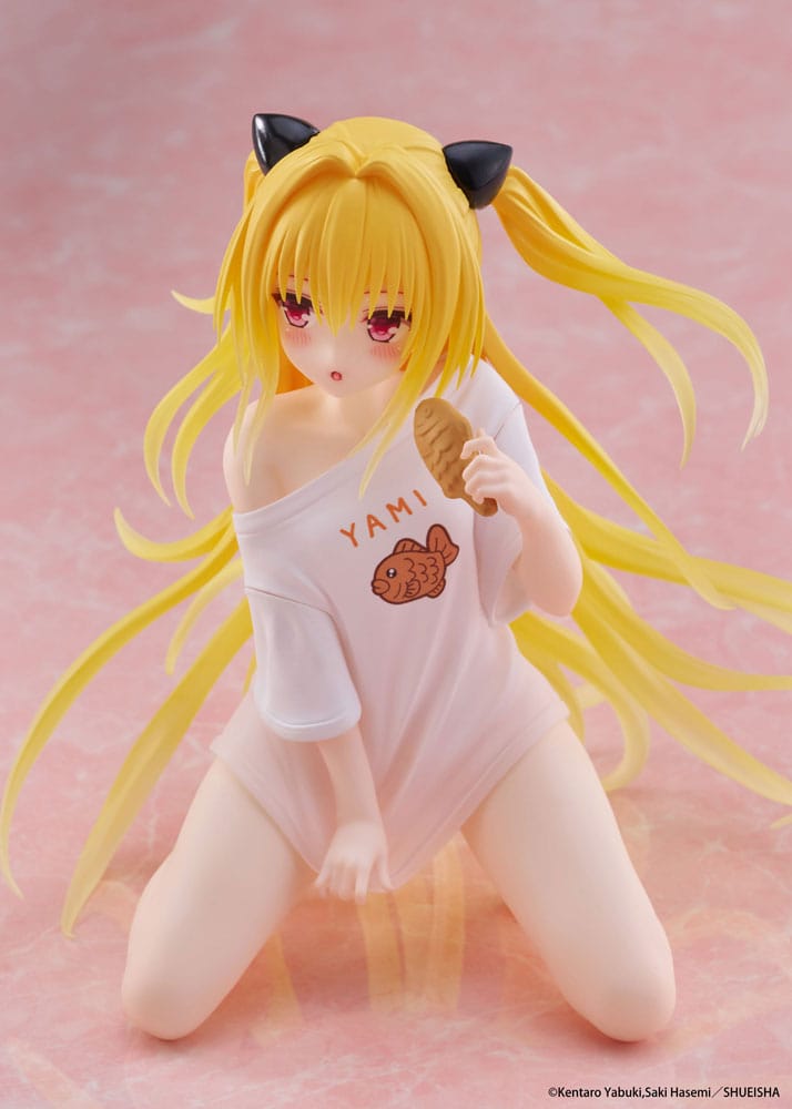 To Love-Ru Darkness statuette PVC Desktop Cute Figure Golden Darkness Roomwear Ver. 13 cm