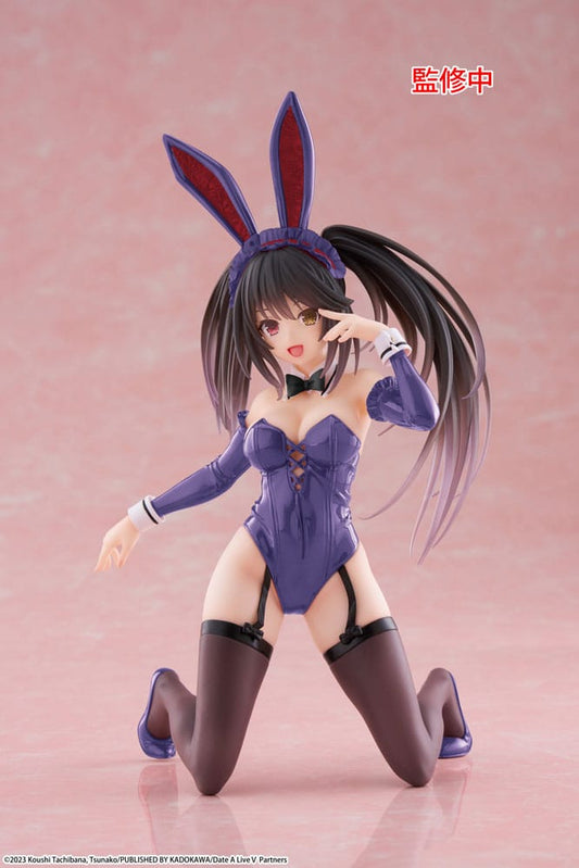 Date A Live V statuette PVC Desktop Cute Figure Kurumi Tokisaki Bunny Ver. Renewal 13 cm