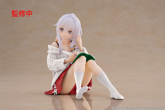 Wandering Witch: The Journey of Elaina statuette PVC Desktop Cute Figure Elaina Casual Clothes Ver. Renewal 13 cm
