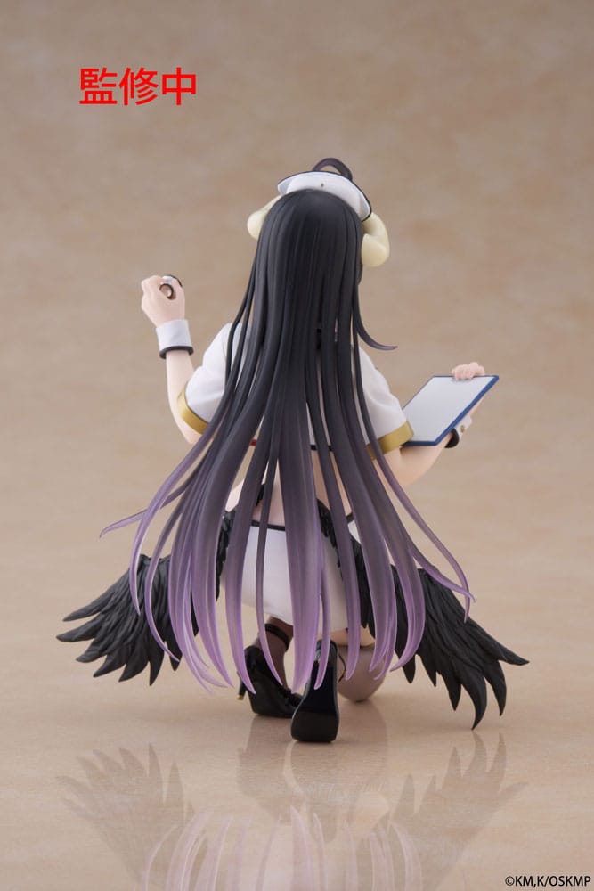 Overlord statuette PVC Desktop Cute Figure Albedo Nurse Ver. Renewal 13 cm