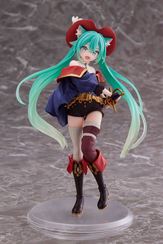 Hatsune Miku statuette PVC Hatsune Miku Wonderland Puss in Boots 18 cm