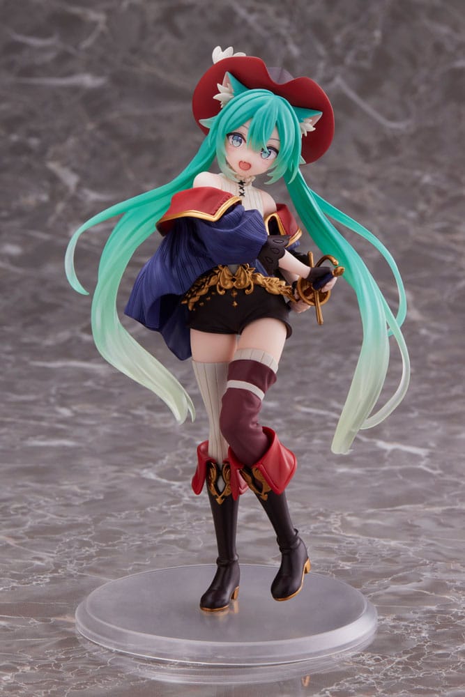 Hatsune Miku statuette PVC Hatsune Miku Wonderland Puss in Boots 18 cm