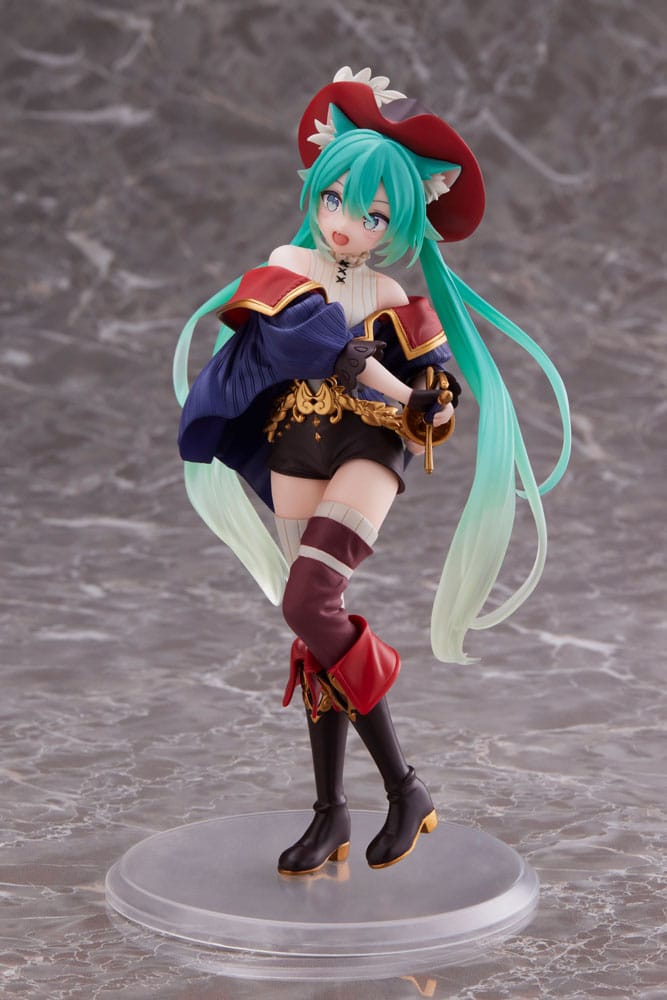 Hatsune Miku statuette PVC Hatsune Miku Wonderland Puss in Boots 18 cm
