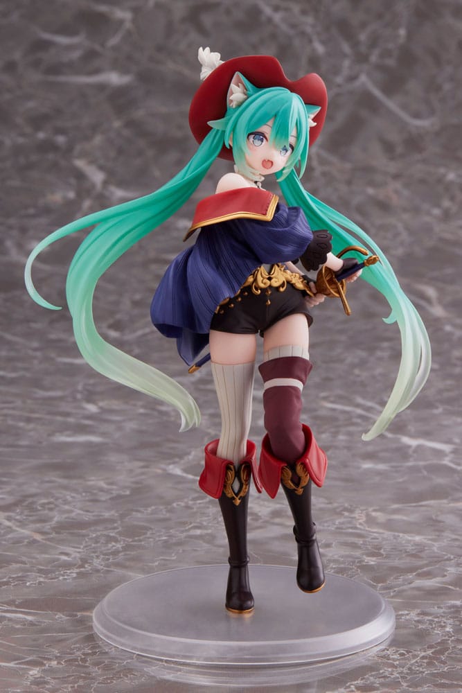 Hatsune Miku statuette PVC Hatsune Miku Wonderland Puss in Boots 18 cm