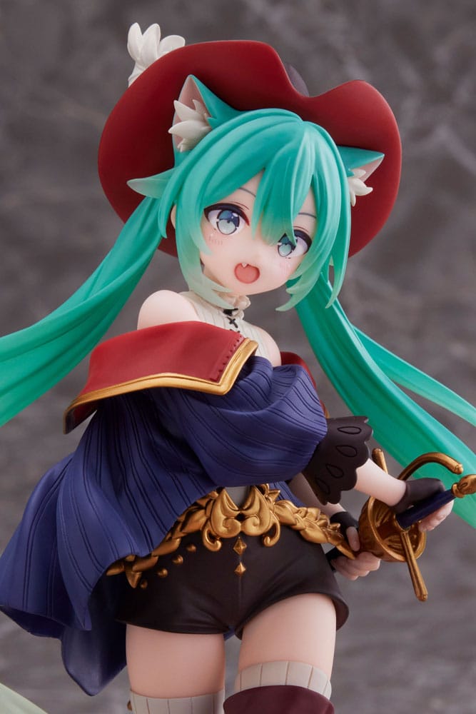 Hatsune Miku statuette PVC Hatsune Miku Wonderland Puss in Boots 18 cm