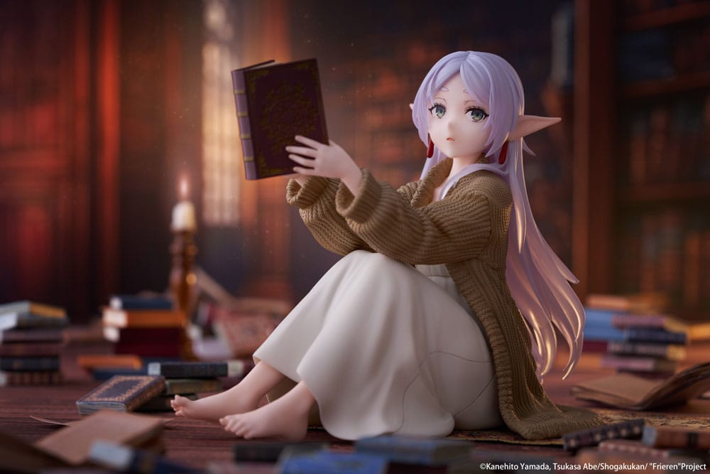 Frieren: Beyond Journey's End statuette PVC Desktop Cute Figure Frieren Roomwear Ver. 13 cm