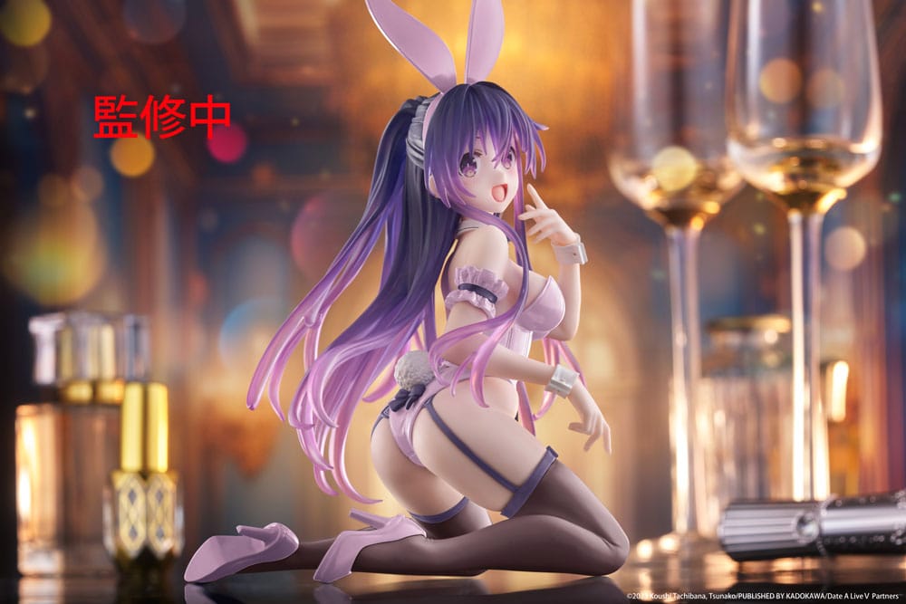 Date A Live statuette PVC Desktop Cute Figure Tohka Yatogami (Bunny Ver.) Renewal 13 cm