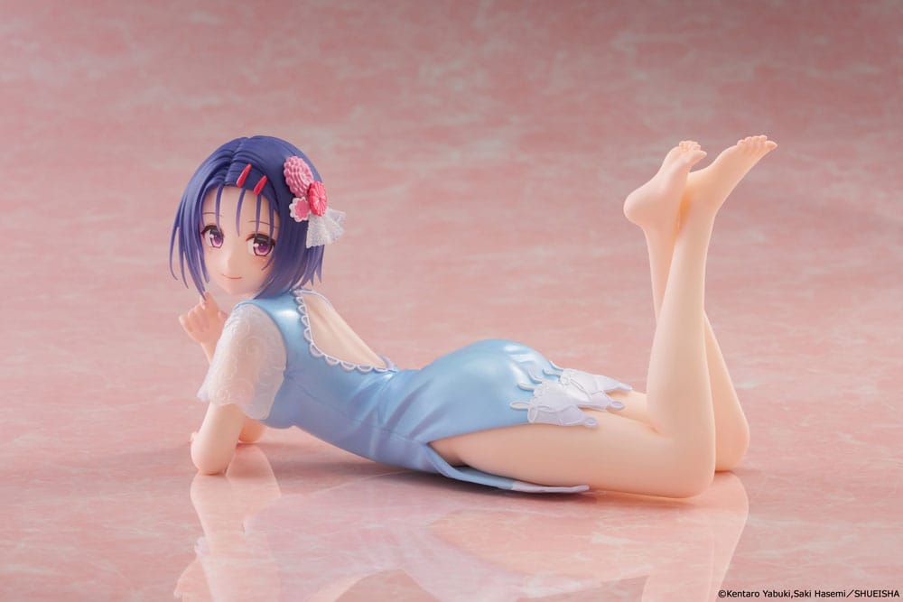 To Love-Ru Darkness statuette PVC Desktop Cute Figure Haruna Sairenji (China Dress Ver.) 13 cm