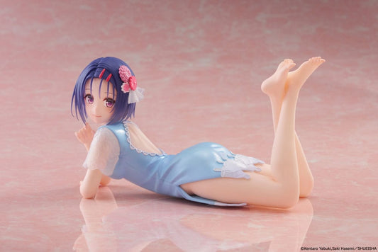 To Love-Ru Darkness statuette PVC Desktop Cute Figure Haruna Sairenji (China Dress Ver.) 13 cm