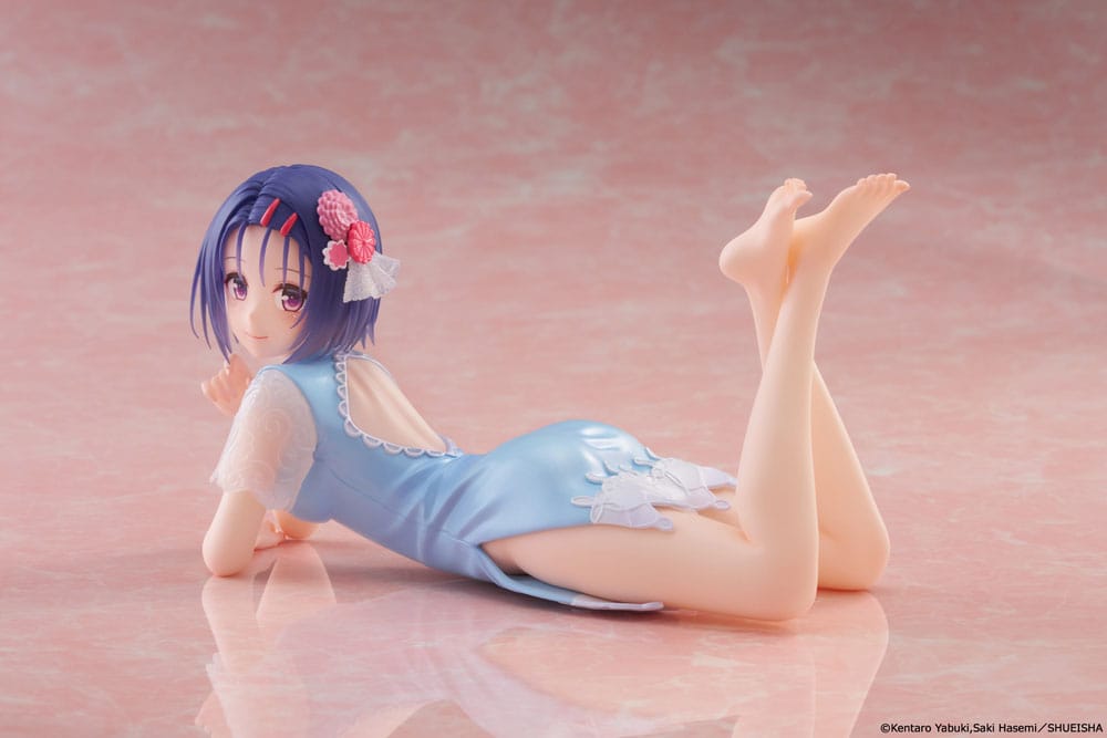 To Love-Ru Darkness statuette PVC Desktop Cute Figure Haruna Sairenji (China Dress Ver.) 13 cm