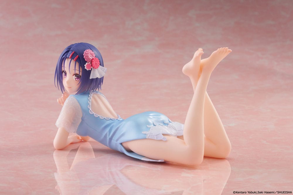 To Love-Ru Darkness statuette PVC Desktop Cute Figure Haruna Sairenji (China Dress Ver.) 13 cm