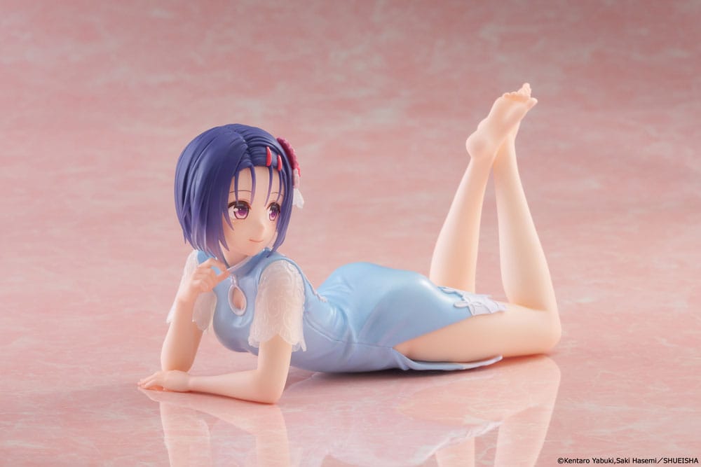 To Love-Ru Darkness statuette PVC Desktop Cute Figure Haruna Sairenji (China Dress Ver.) 13 cm