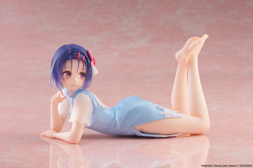 To Love-Ru Darkness statuette PVC Desktop Cute Figure Haruna Sairenji (China Dress Ver.) 13 cm