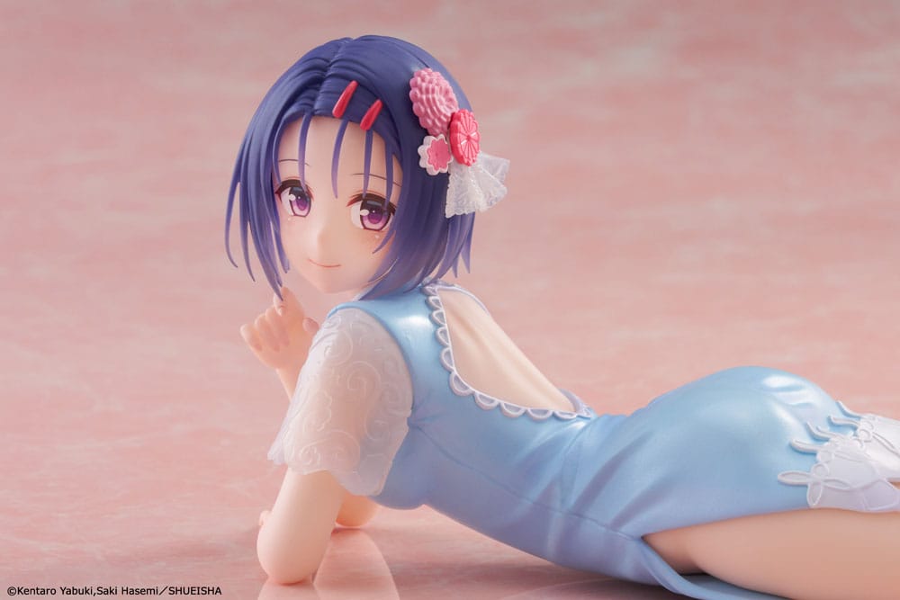 To Love-Ru Darkness statuette PVC Desktop Cute Figure Haruna Sairenji (China Dress Ver.) 13 cm