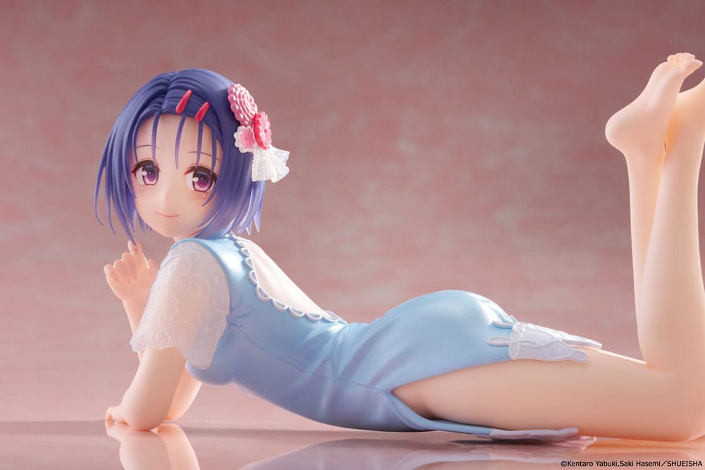 To Love-Ru Darkness statuette PVC Desktop Cute Figure Haruna Sairenji (China Dress Ver.) 13 cm