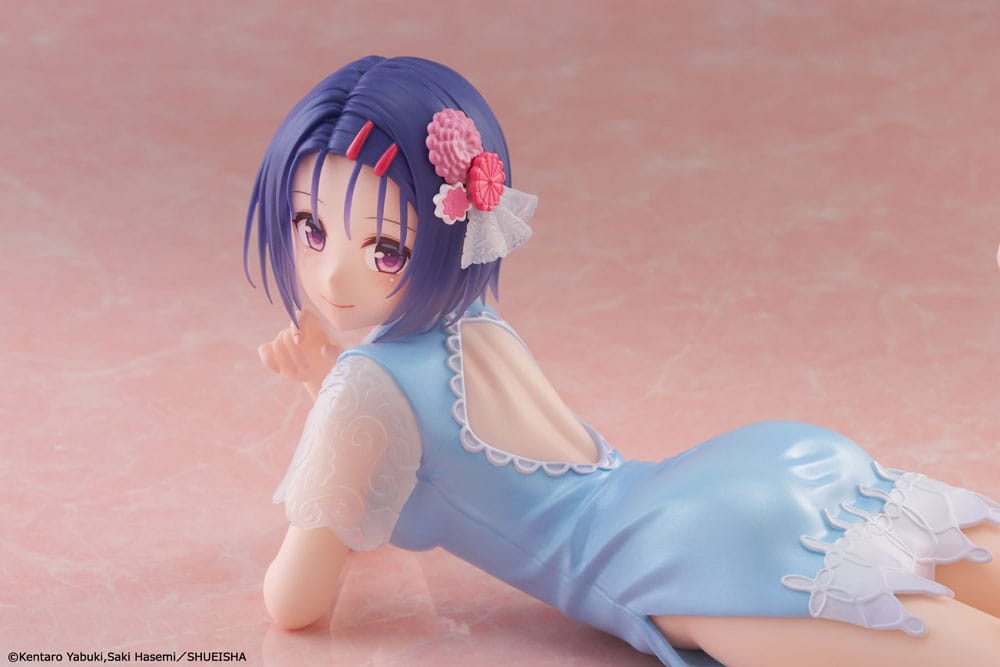 To Love-Ru Darkness statuette PVC Desktop Cute Figure Haruna Sairenji (China Dress Ver.) 13 cm
