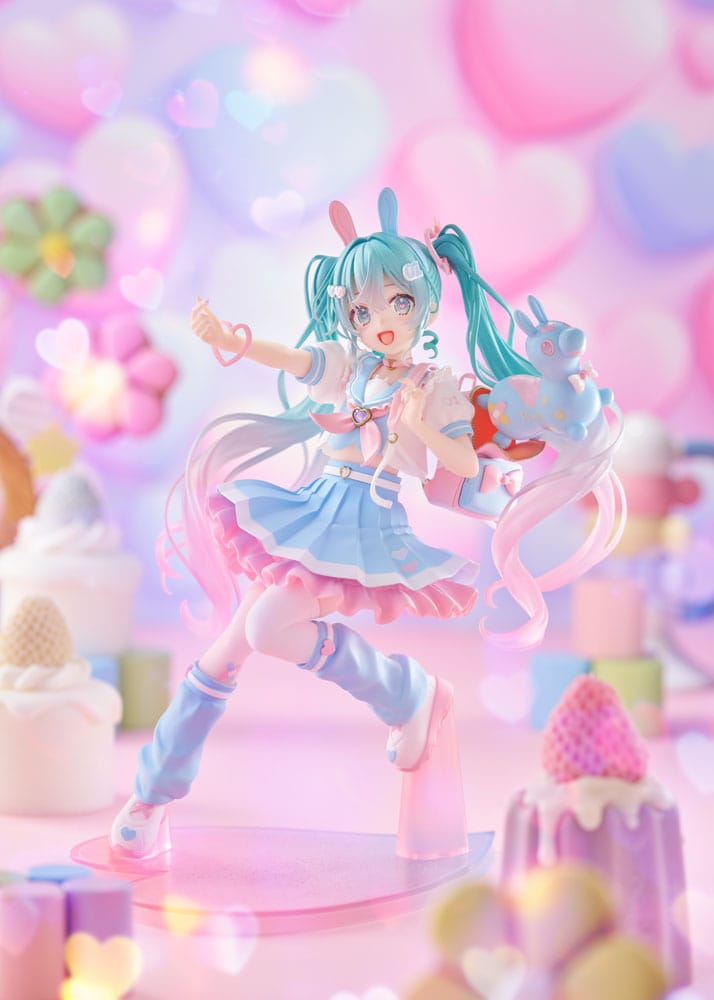 Hatsune Miku statuette PVC Taito Kuji Online Newly Written Hatsune Miku 18 cm