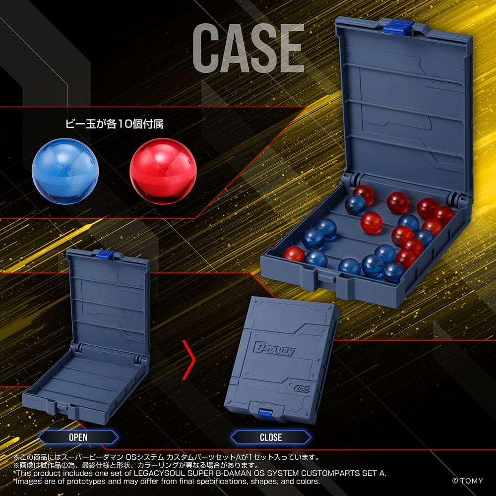 Super B-Daman accessoires pour figurines Legacysoul Super B-Daman OS Sytsem Custom Part Set A