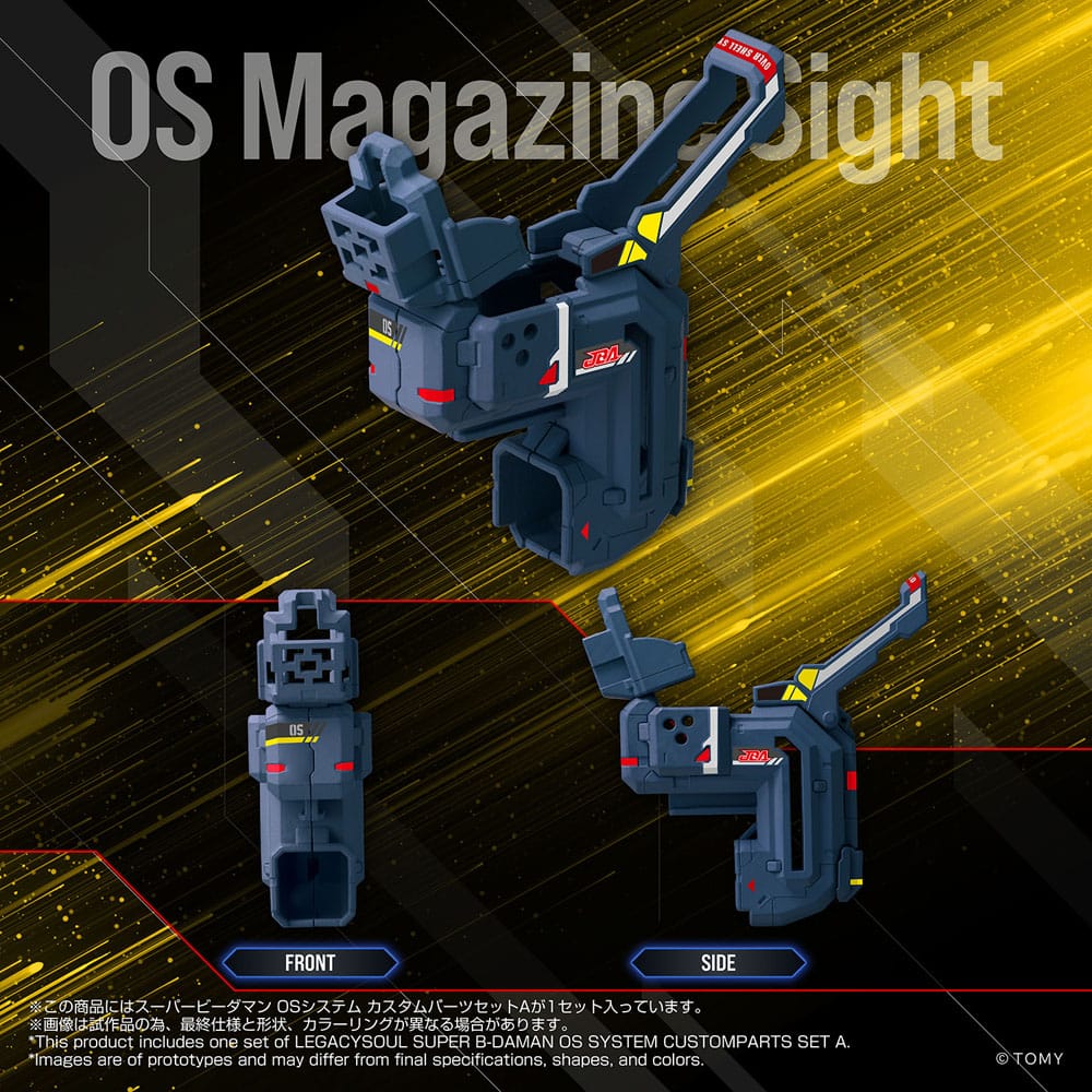 Super B-Daman accessoires pour figurines Legacysoul Super B-Daman OS Sytsem Custom Part Set A