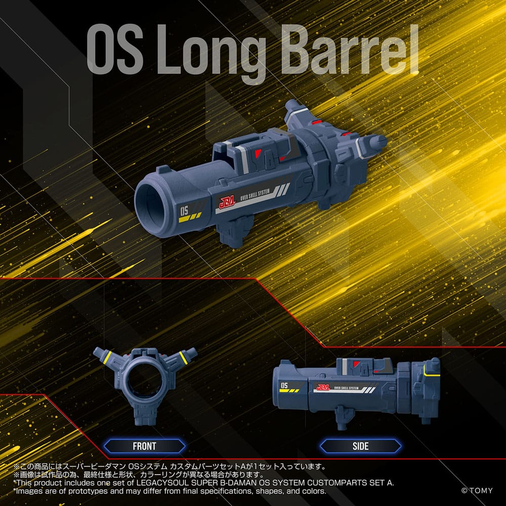 Super B-Daman accessoires pour figurines Legacysoul Super B-Daman OS Sytsem Custom Part Set A