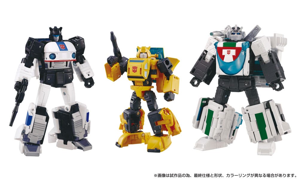 Transformers Dramatic Capture Series pack 3 figurines Cybertron Chase