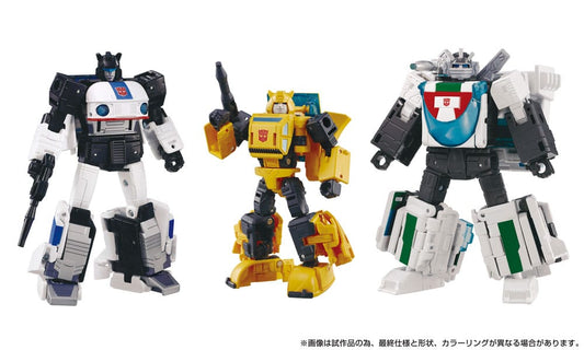 Transformers Dramatic Capture Series pack 3 figurines Cybertron Chase