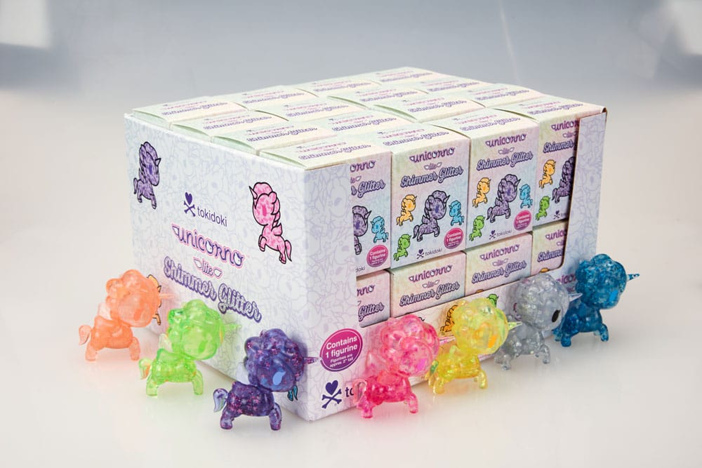 Unicorno assortiment figurines Blind Box Shimmer Glitter 5 cm (32)