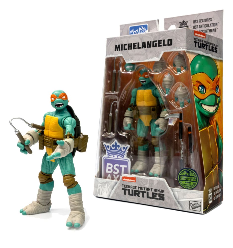 Tortues Ninja figurine BST AXN Michelangelo (IDW Comics) 13 cm