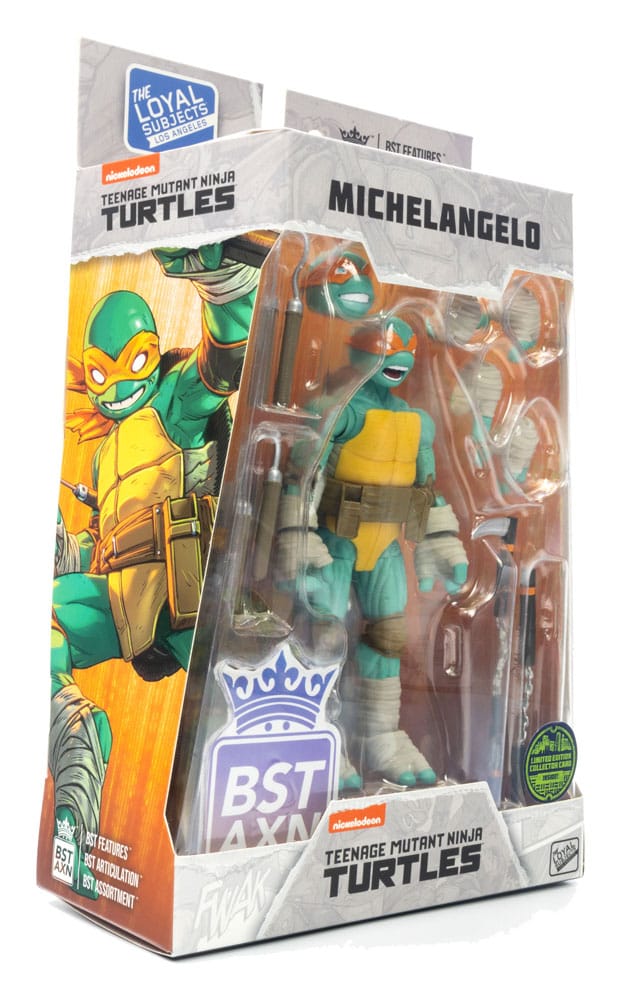 Tortues Ninja figurine BST AXN Michelangelo (IDW Comics) 13 cm