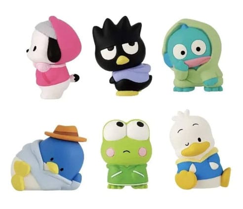 Sanrio assortiment figurines Twinchees Hapidanbui Hoodie 5 cm (24)