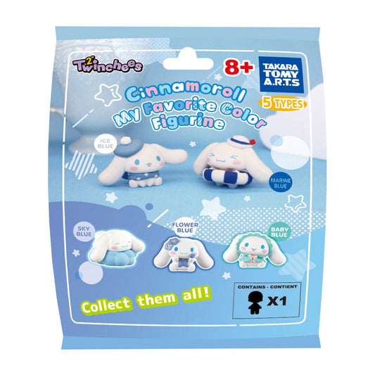 Sanrio assortiment figurines Twinchees Cinamoroll My Favourite Colour 5 cm (24)