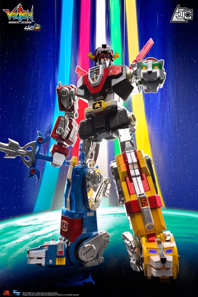 Voltron robot transformable 40th Anniversary Collector´s Edition 27 cm