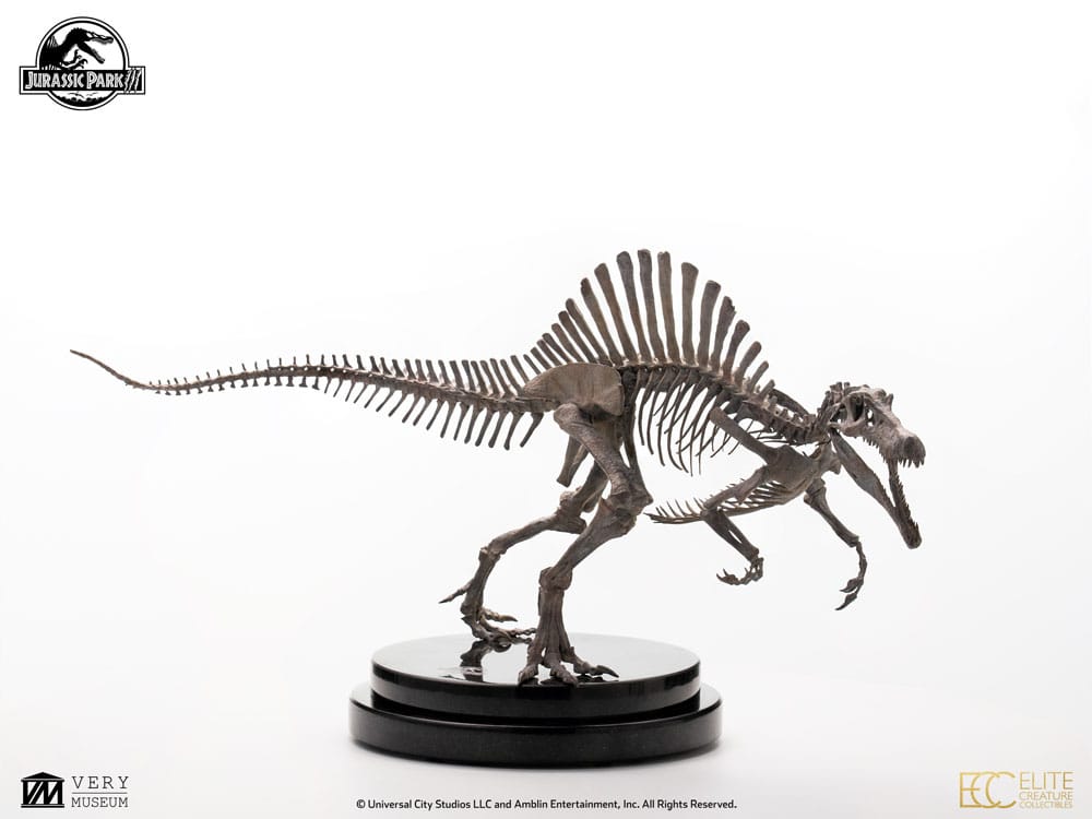 Jurassic Park III ECC Elite Creature Line statuette 1/24 Spinosaurus Skeleton Bronze 27 cm