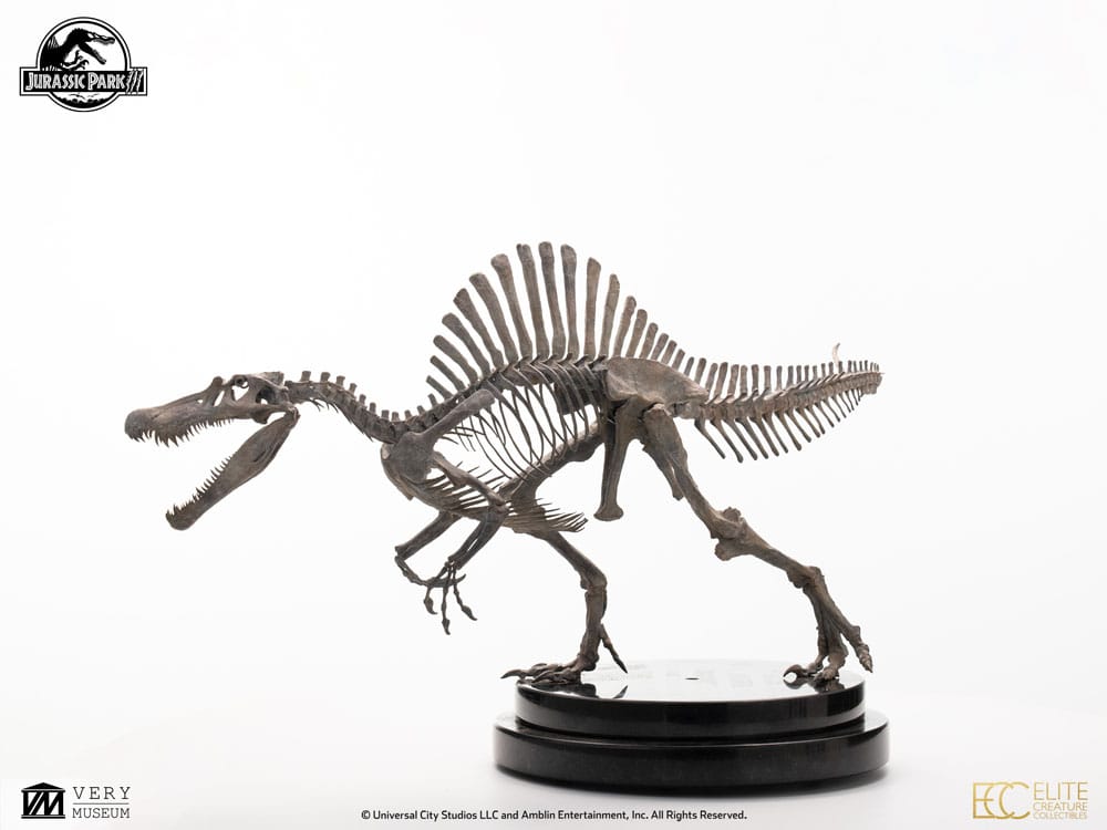 Jurassic Park III ECC Elite Creature Line statuette 1/24 Spinosaurus Skeleton Bronze 27 cm