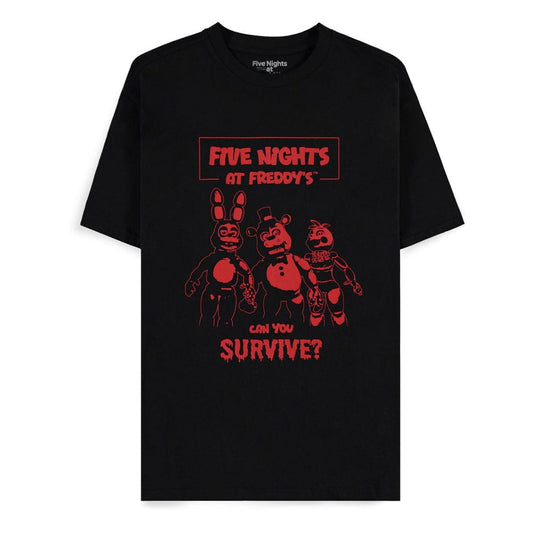 Five Nights at Freddy's T-Shirt Can You Survive  (S)