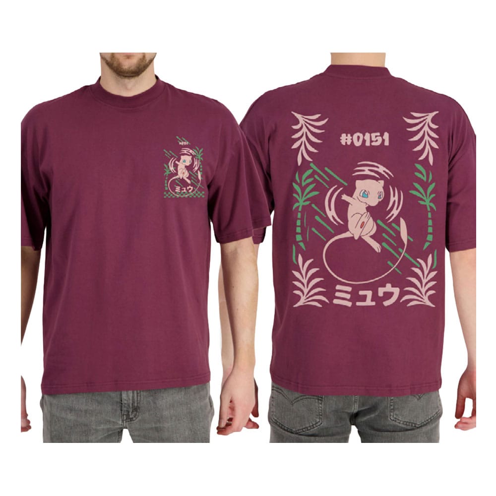 Pokémon T-Shirt Bordeaux Mew (M)
