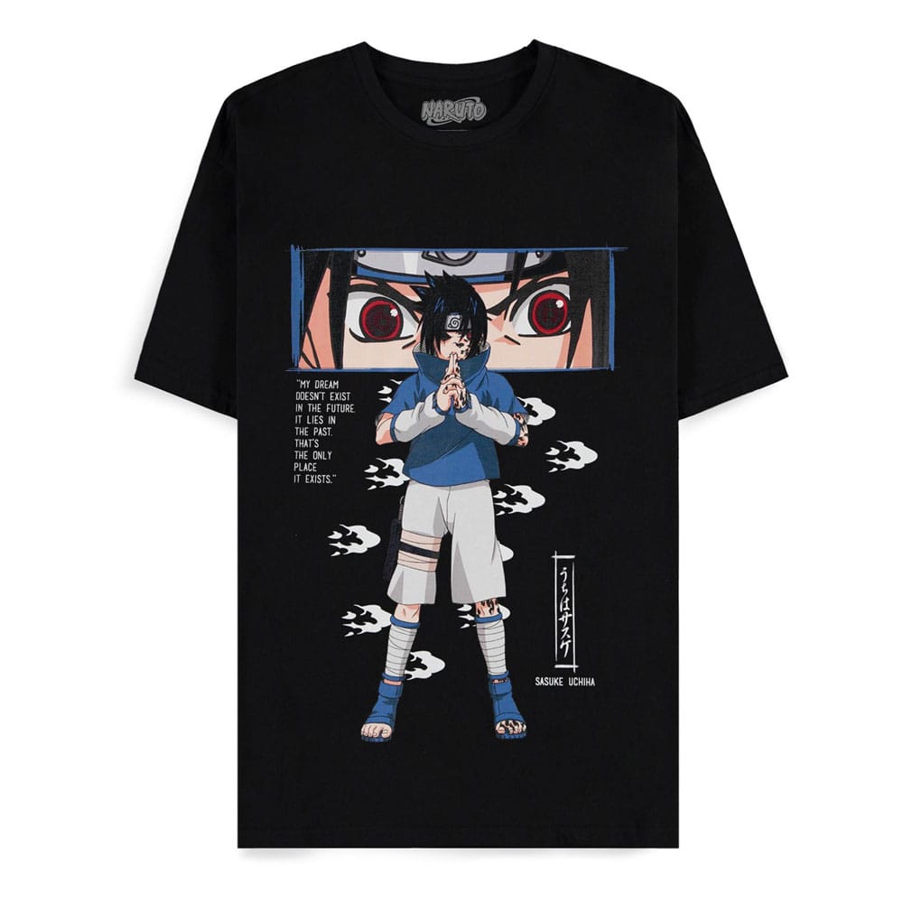 Naruto T-Shirt Sasuke Men's (L)
