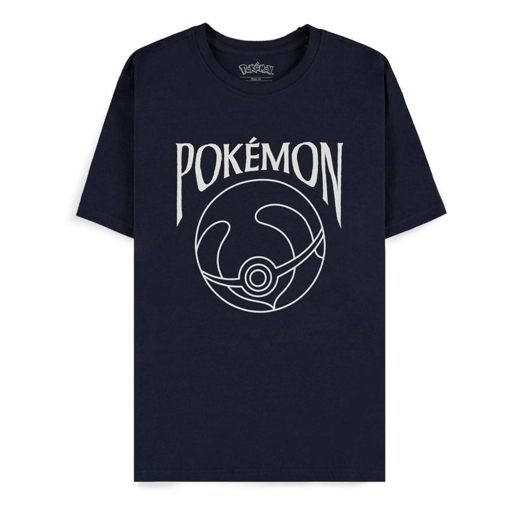 Pokémon T-Shirt Navy Heal Ball (L)