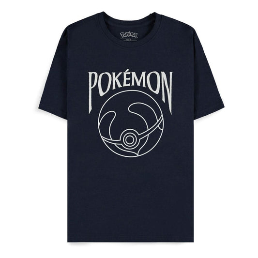 Pokémon T-Shirt Navy Heal Ball (L)